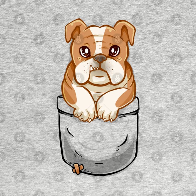 Pocket Cute English Bulldog Puppy by TechraPockets